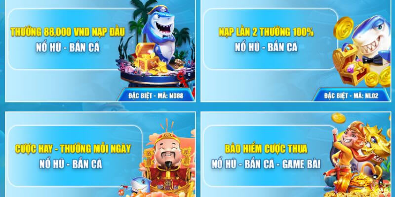 Loạt ưu đãi siêu hấp dẫn dành cho người chơi slots Jun88